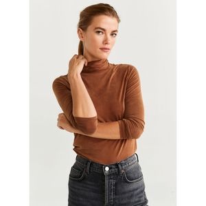 MANGO Cupro turtleneck